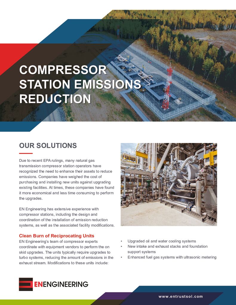 Compressor Station Emissions Reduction