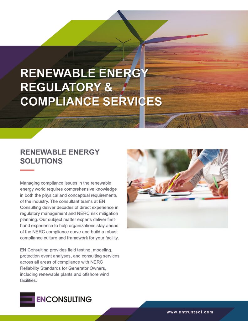 Renewable Energy and Compliance Services