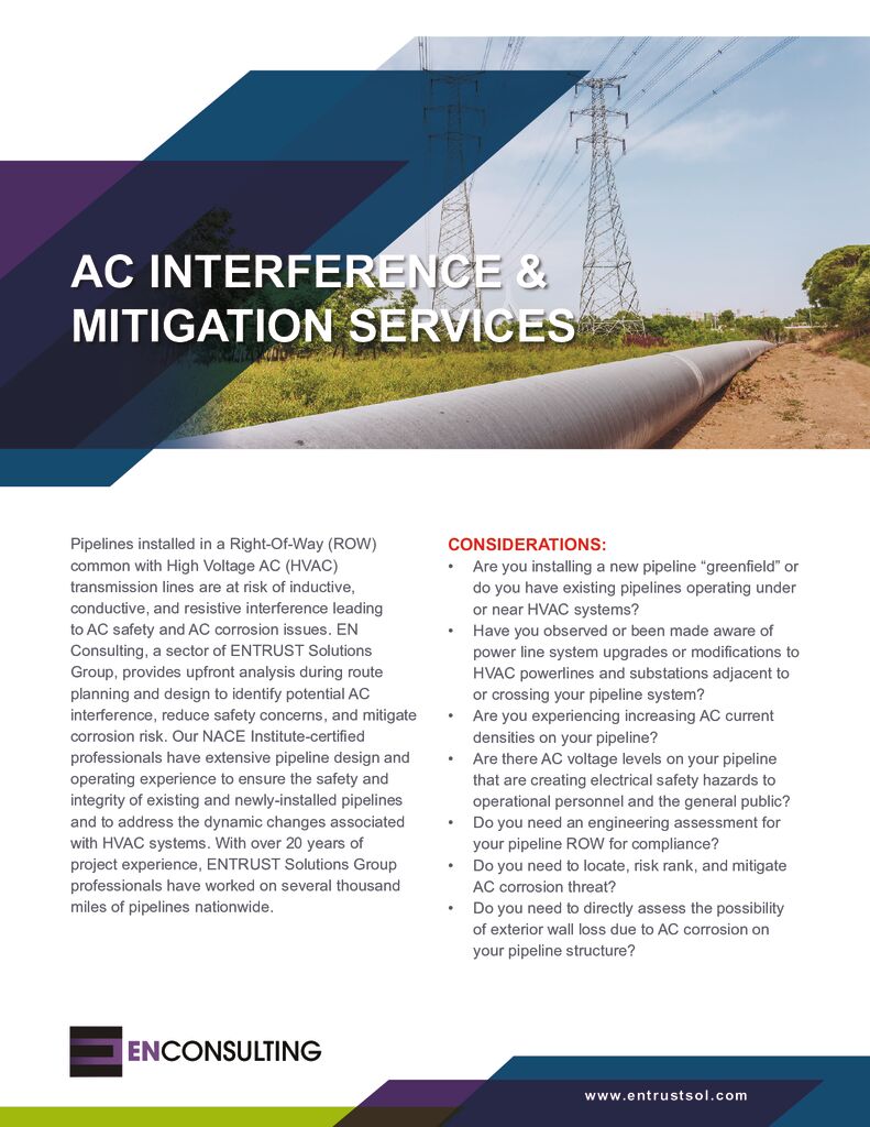 AC Interference & Mitigation Services