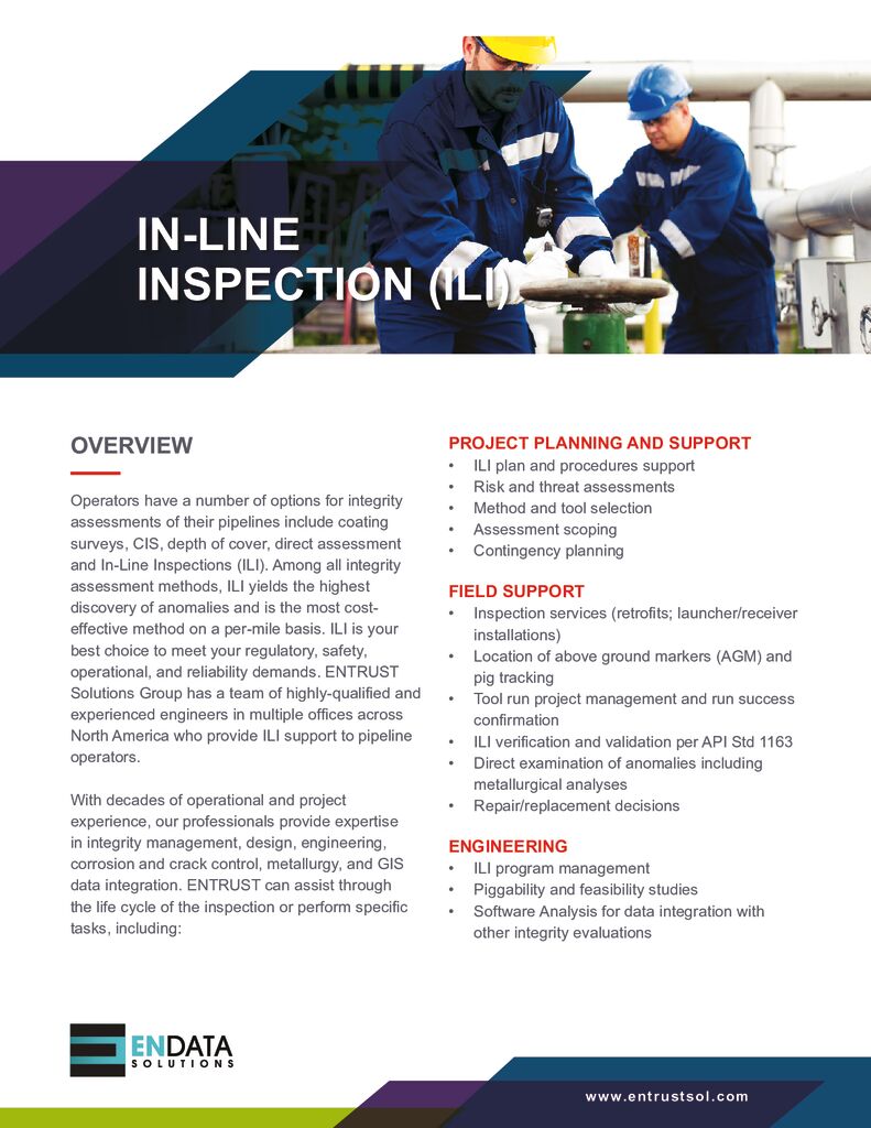 In-Line Inspection (ILI)